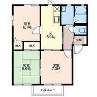 カサグランデBの間取り