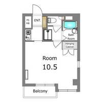 栃木県宇都宮市大通り1(マンション)の賃貸物件の間取り