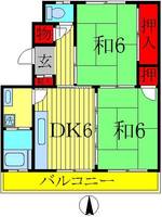 原田マンションの間取り