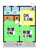 東京都武蔵野市御殿山2(アパート)の賃貸物件の間取り