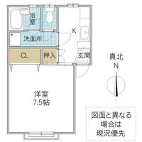 キャッスルツクバ51の間取り
