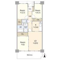 萬家第二ビルの間取り