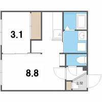 Road & Sky ATSUBETSUNISHIの間取り