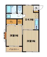 東京都板橋区中板橋(マンション)の賃貸物件の間取り