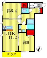 エクラージュの間取り