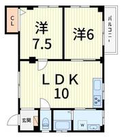物件の間取り画像