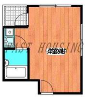 東京都新宿区新宿5(マンション)の賃貸物件の間取り