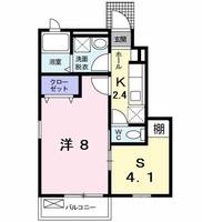 東京都立川市柴崎町1(アパート)の賃貸物件の間取り