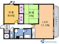ラポール百舌鳥の間取り