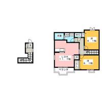 花メゾンDの間取り