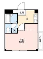 熊本県熊本市東区小峯2(マンション)の賃貸物件の間取り