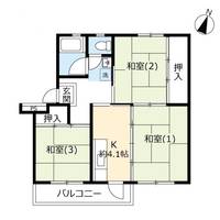 UR西上尾第二の間取り