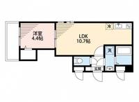 福岡県福岡市南区井尻5(アパート)の賃貸物件の間取り