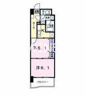 福岡県福岡市東区筥松新町(マンション)の賃貸物件の間取り