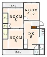 物件の間取り画像