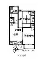 メゾンドユリの間取り