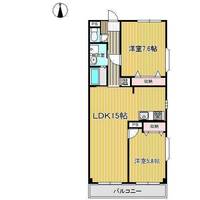 山形県山形市南館4(アパート)の賃貸物件の間取り