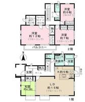 神奈川県川崎市麻生区万福寺5(一戸建)の賃貸物件の間取り