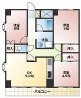 アンシャンテ岡山の間取り