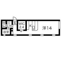 愛知県名古屋市中村区黄金通4(アパート)の賃貸物件の間取り