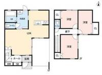 静岡県浜松市中央区三島町(一戸建)の賃貸物件の間取り