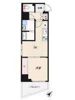 GENOVIA水天宮前IIskygardenの間取り