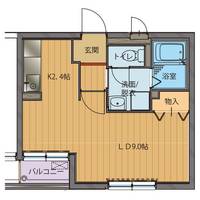 岐阜県美濃加茂市御門町2(マンション)の賃貸物件の間取り