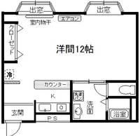 エムハイツ津の辺の間取り