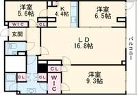 物件の間取り画像