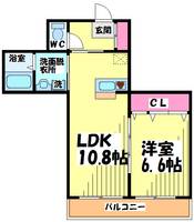 東京都調布市八雲台2(アパート)の賃貸物件の間取り