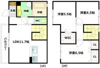 広島県安芸郡海田町国信2(一戸建)の賃貸物件の間取り