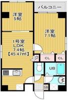 物件の間取り画像