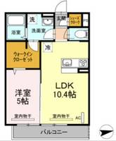 ラフィネ宿河原の間取り