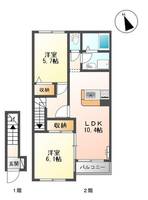 ラ・カンパネラ 新開の間取り