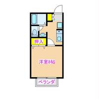 鹿児島県霧島市隼人町内(アパート)の賃貸物件の間取り