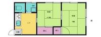 白川ハイツの間取り