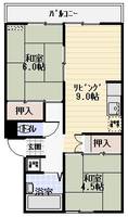 ホワイトプレジールの間取り
