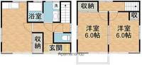 茨城県神栖市神栖1(一戸建)の賃貸物件の間取り