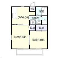 ラフィーネ加納A棟の間取り