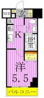 AZEST北千住の間取り
