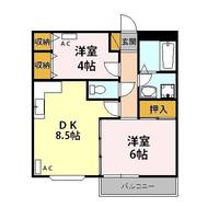 エステート西府中の間取り