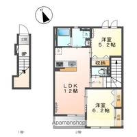 岐阜県岐阜市下西郷3(アパート)の賃貸物件の間取り