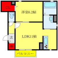物件の間取り画像