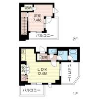 エスティメゾン北新宿の間取り