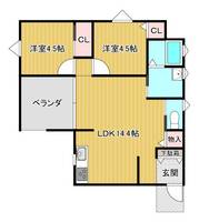 物件の間取り画像