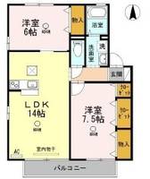 物件の間取り画像