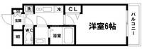プレサンス心斎橋クオーレの間取り