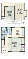 神奈川県秦野市尾尻(一戸建)の賃貸物件の間取り