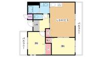大阪府豊中市長興寺北3(マンション)の賃貸物件の間取り