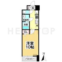愛知県名古屋市瑞穂区堀田通9(マンション)の賃貸物件の間取り